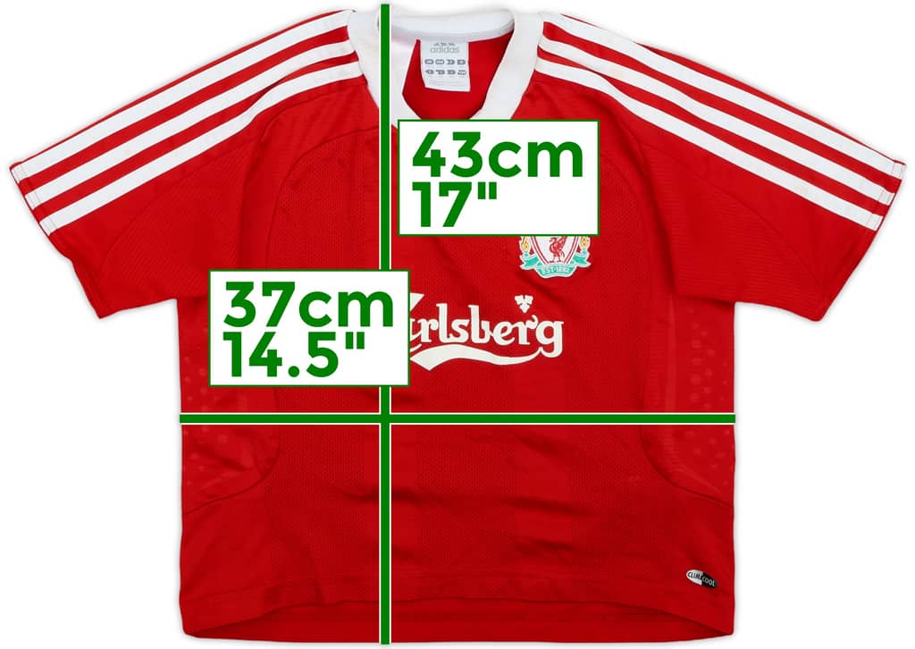 2008-10 Liverpool Home Shirt - 9/10 - (5-6 Years)
