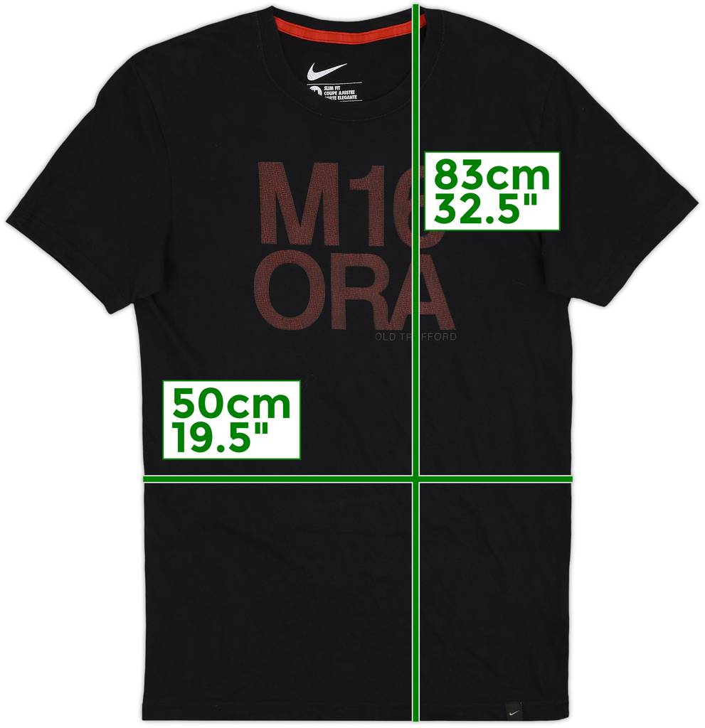 2012-13 Manchester United Nike Graphic Tee - 8/10 - (M)