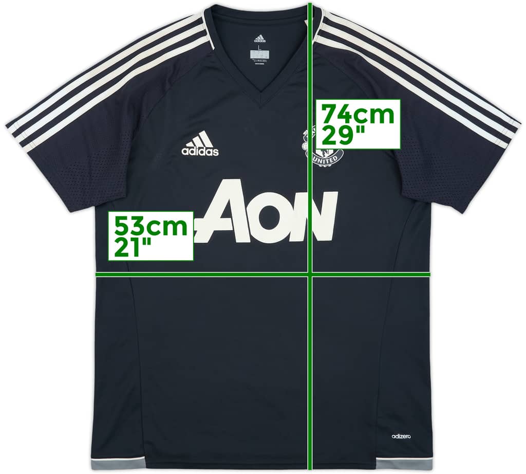 2017-18 Manchester United adizero Training Shirt - 8/10 - (L)