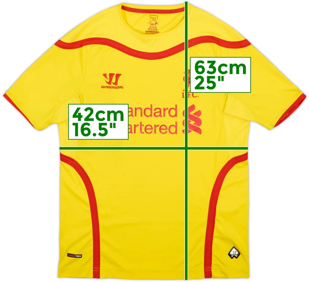 2014-15 Liverpool Away Shirt - 5/10 - (L.Boys)