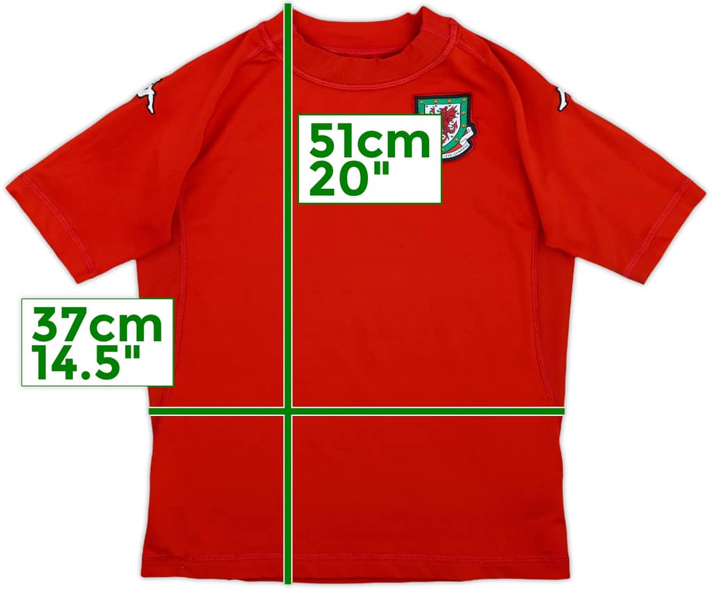 2000-01 Wales Home Shirt - 9/10 - (M.Boys)