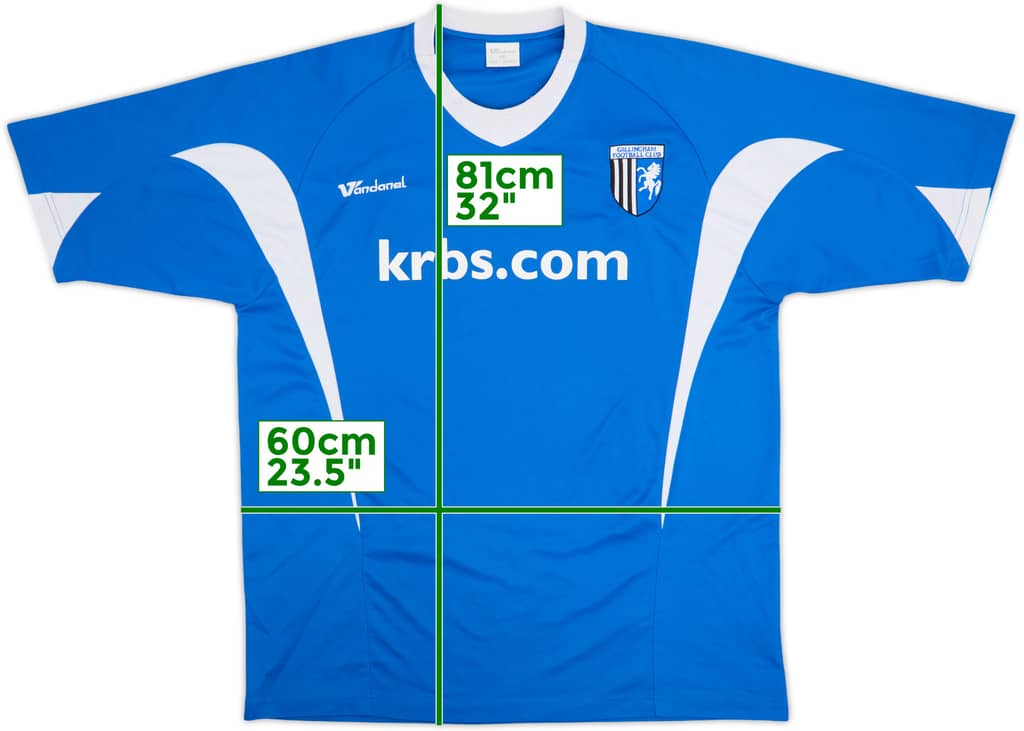 2008-08 Gillingham Home Shirt - 8/10 - (XXL)