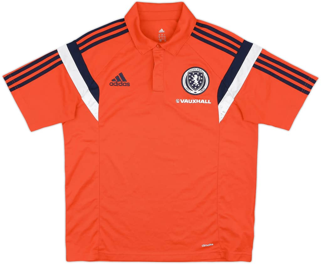 2014-15 Scotland adidas Polo Shirt - 9/10 - (L)