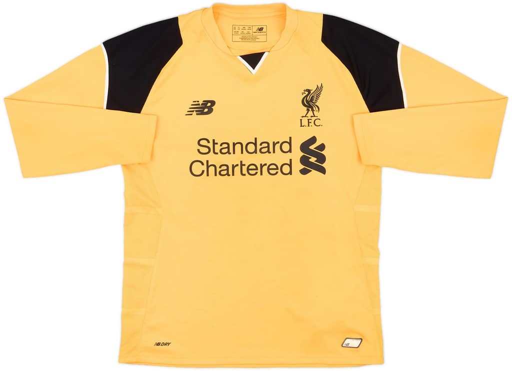 2016-17 Liverpool GK Shirt - 9/10 - (L.Boys)