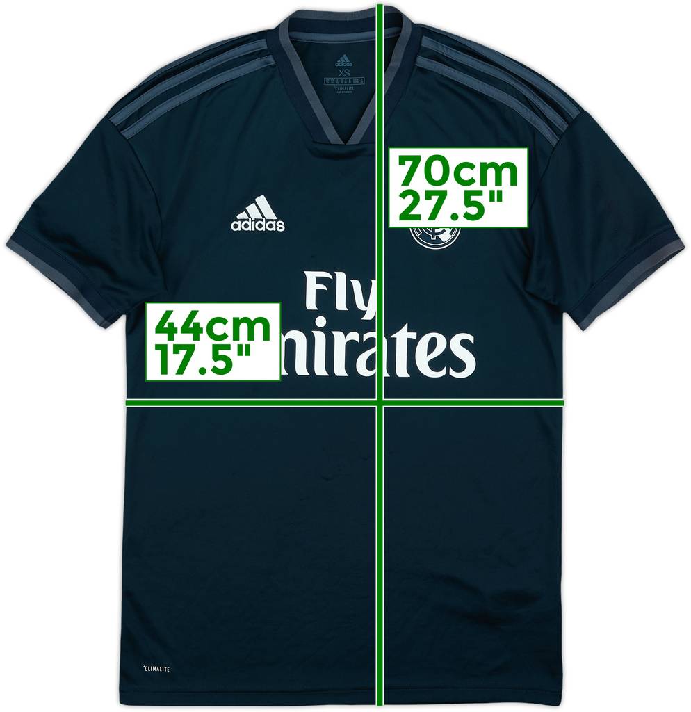 2018-19 Real Madrid Away Shirt - 9/10 - (XS)
