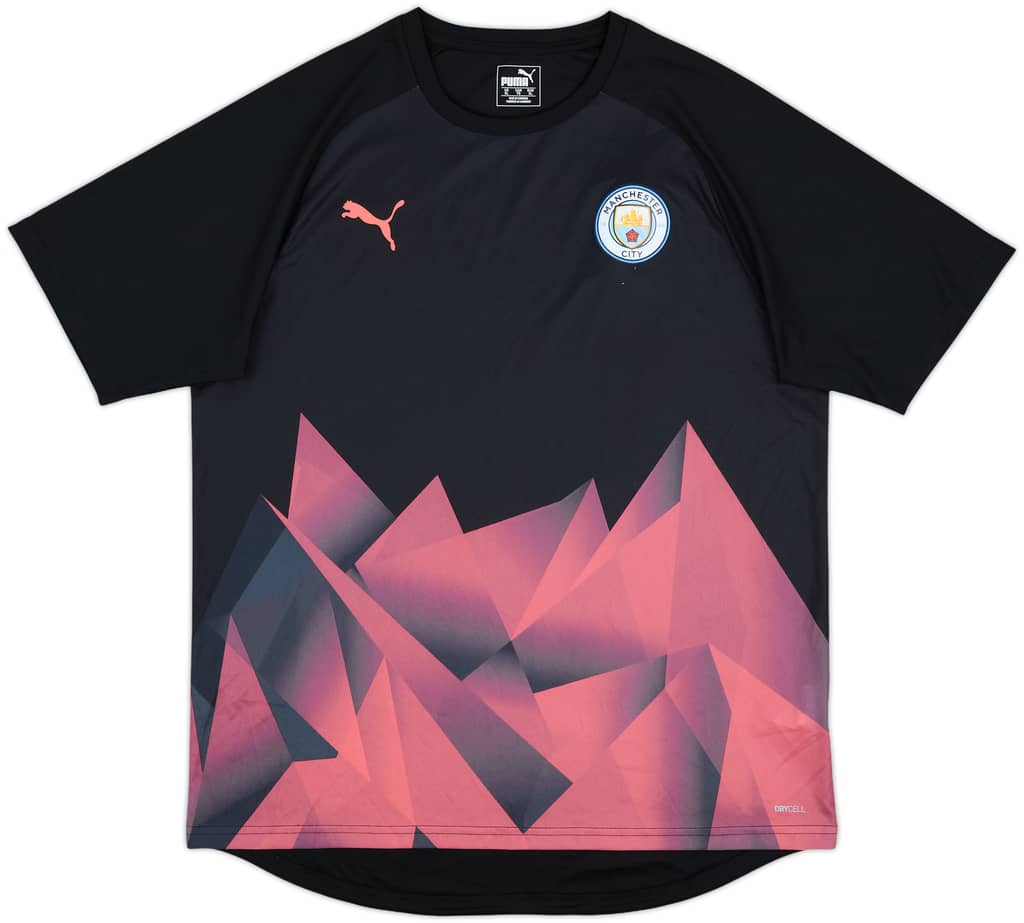 2019-20 Manchester City Puma Pre-Match Training Shirt - 9/10 - (XL)