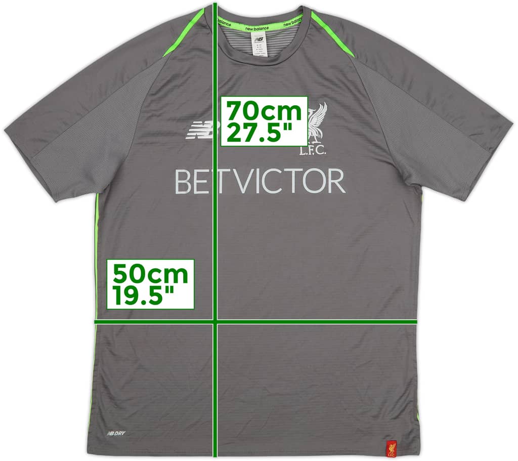 2018-19 Liverpool New Balance Training Shirt - 8/10 - (M)