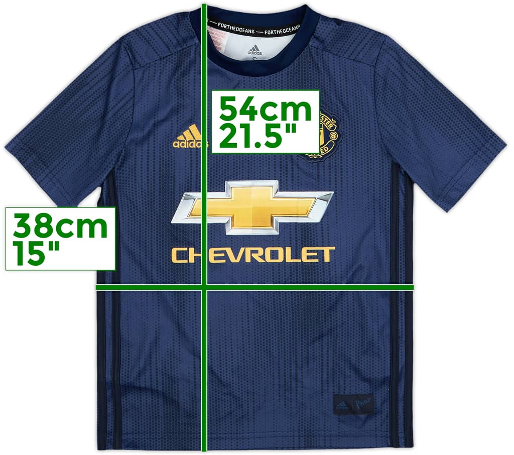 2018-19 Manchester United Third Shirt - 9/10 - (S.Boys)