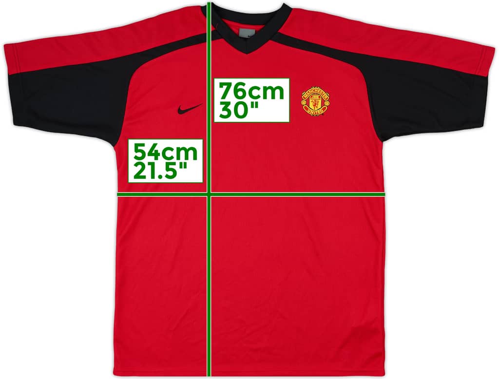 2004-05 Manchester United Nike Training Shirt - 10/10 - (M)