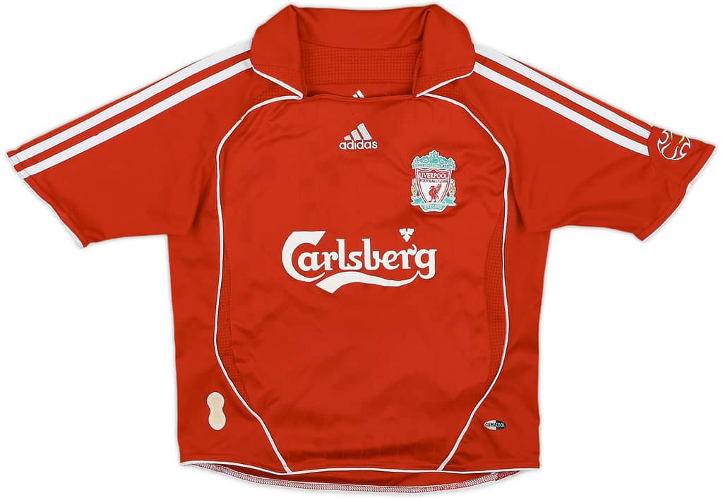 2006-08 Liverpool Home Shirt - 6/10 - (6-7 Years)