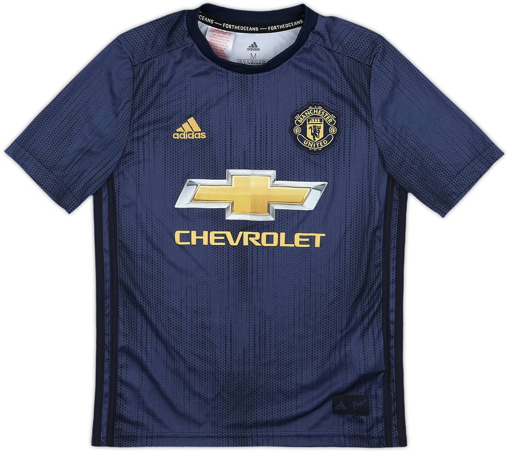 2018-19 Manchester United Third Shirt - 10/10 - (M.Boys)