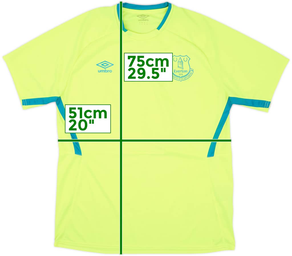 2019-20 Everton Umbro Training Shirt - 10/10 - (XL)