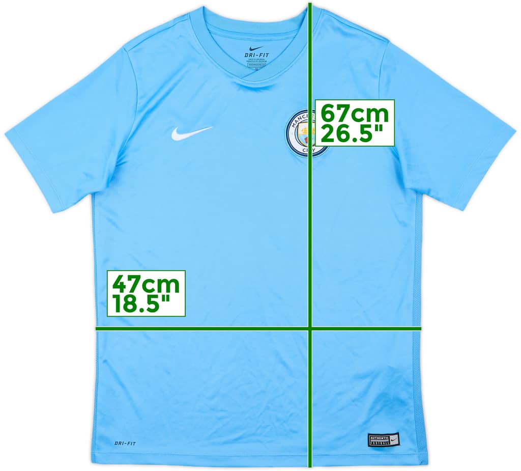2016-17 Manchester City Nike Training Shirt - 9/10 - (XL.Boys)