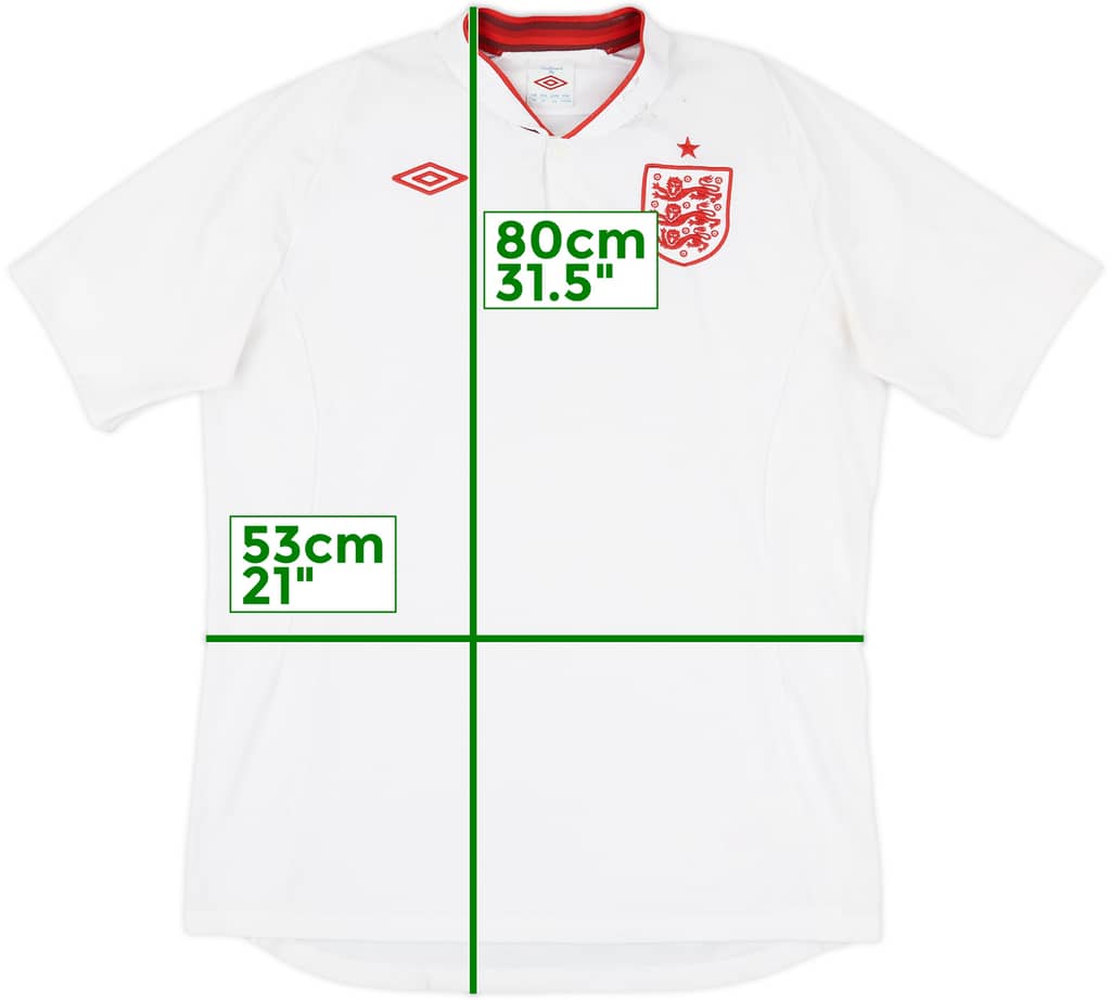 2012-13 England Home Shirt - 5/10 - (L)