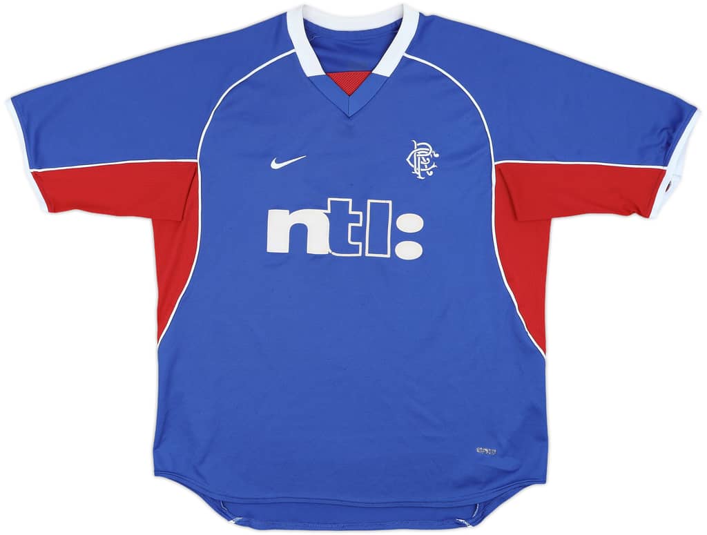 2001-02 Rangers Home Shirt - 7/10 - (L)