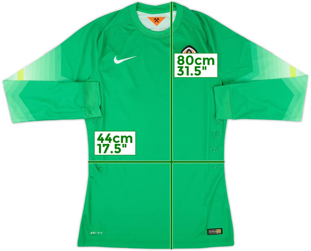 2014-15 Shakhtar Donetsk Player Issue GK Shirt - 9/10 - (M)