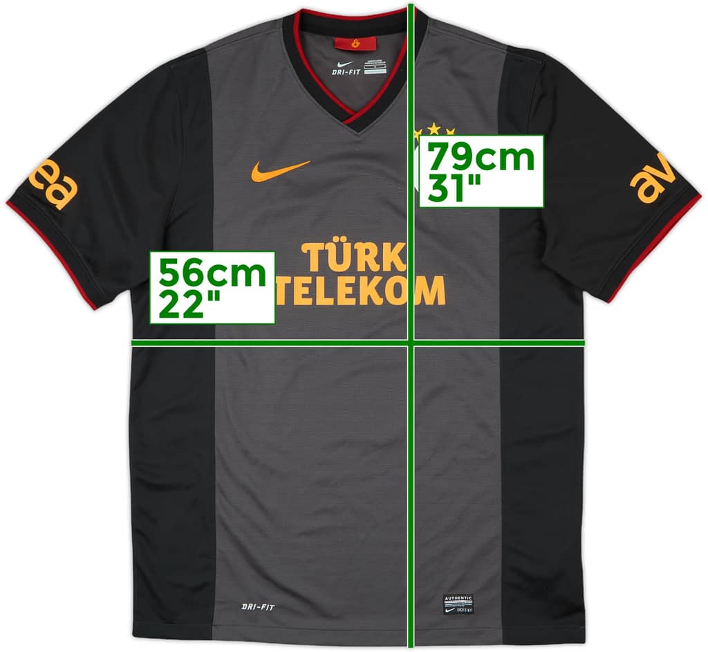 2013-14 Galatasaray Away Shirt - 10/10 - (L)