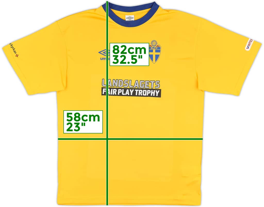 2012-13 Sweden Umbro Training Shirt - 9/10 - (M)