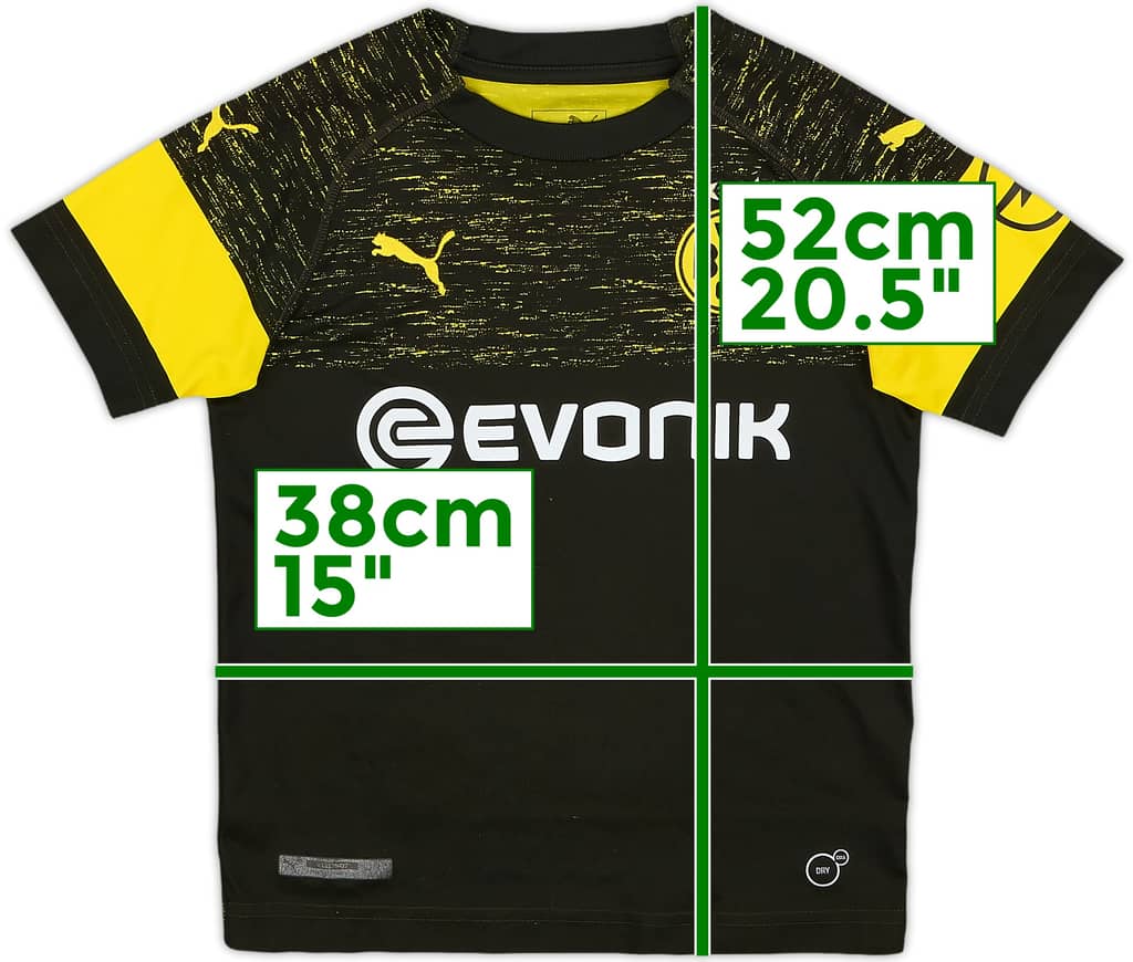 2018-19 Borussia Dortmund Away Shirt - 9/10 - (S.Boys)