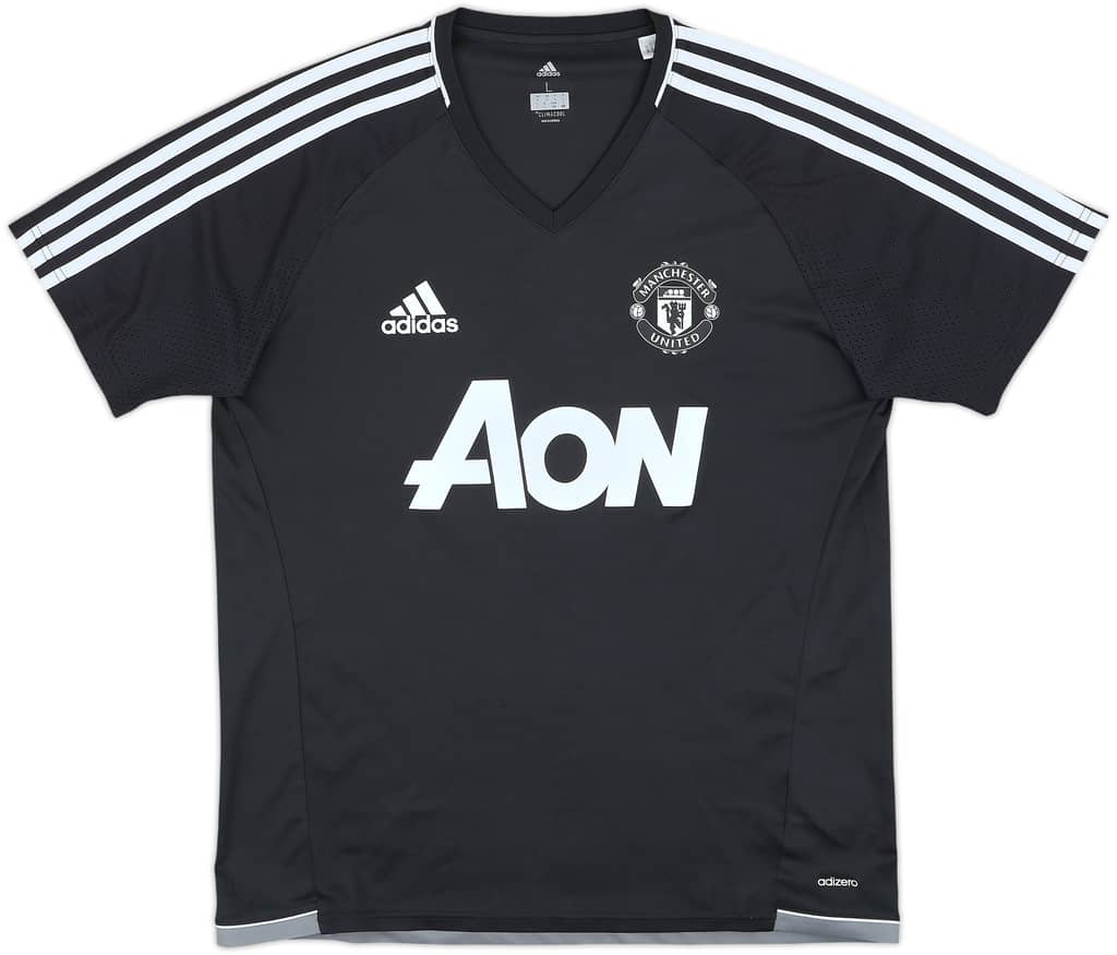 2017-18 Manchester United adizero Training Shirt - 9/10 - (L)