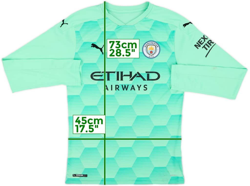 2020-21 Manchester City GK Shirt - 7/10 - (M)