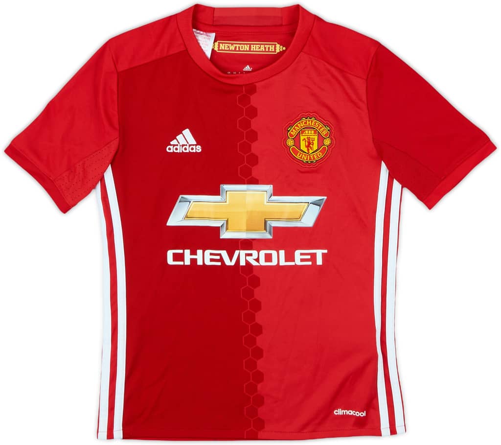 2016-17 Manchester United Home Shirt - 8/10 - (S.Boys)