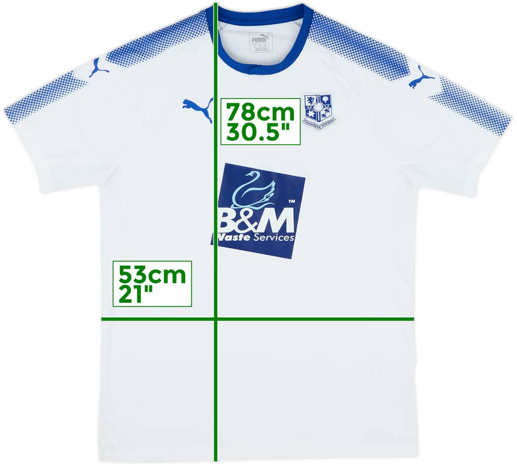 2017-18 Tranmere Rovers Home Shirt - 9/10 - (L)