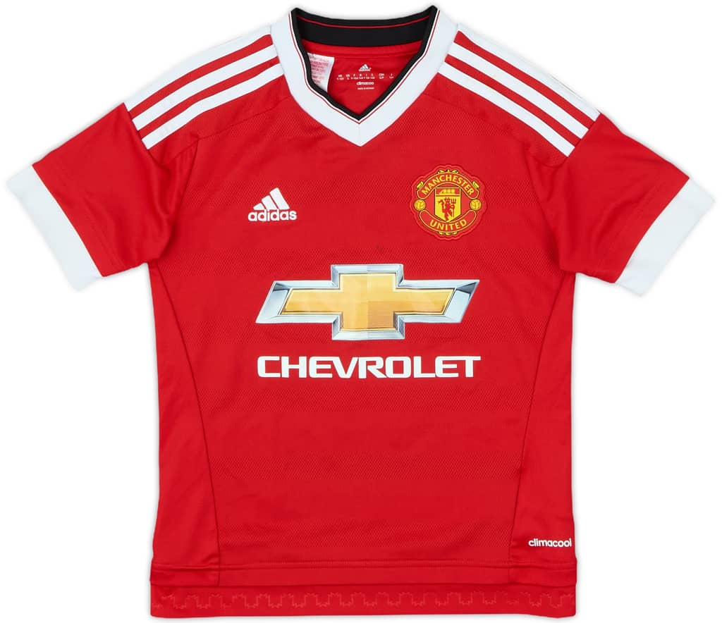 2015-16 Manchester United Home Shirt - 7/10 - (S.Boys)
