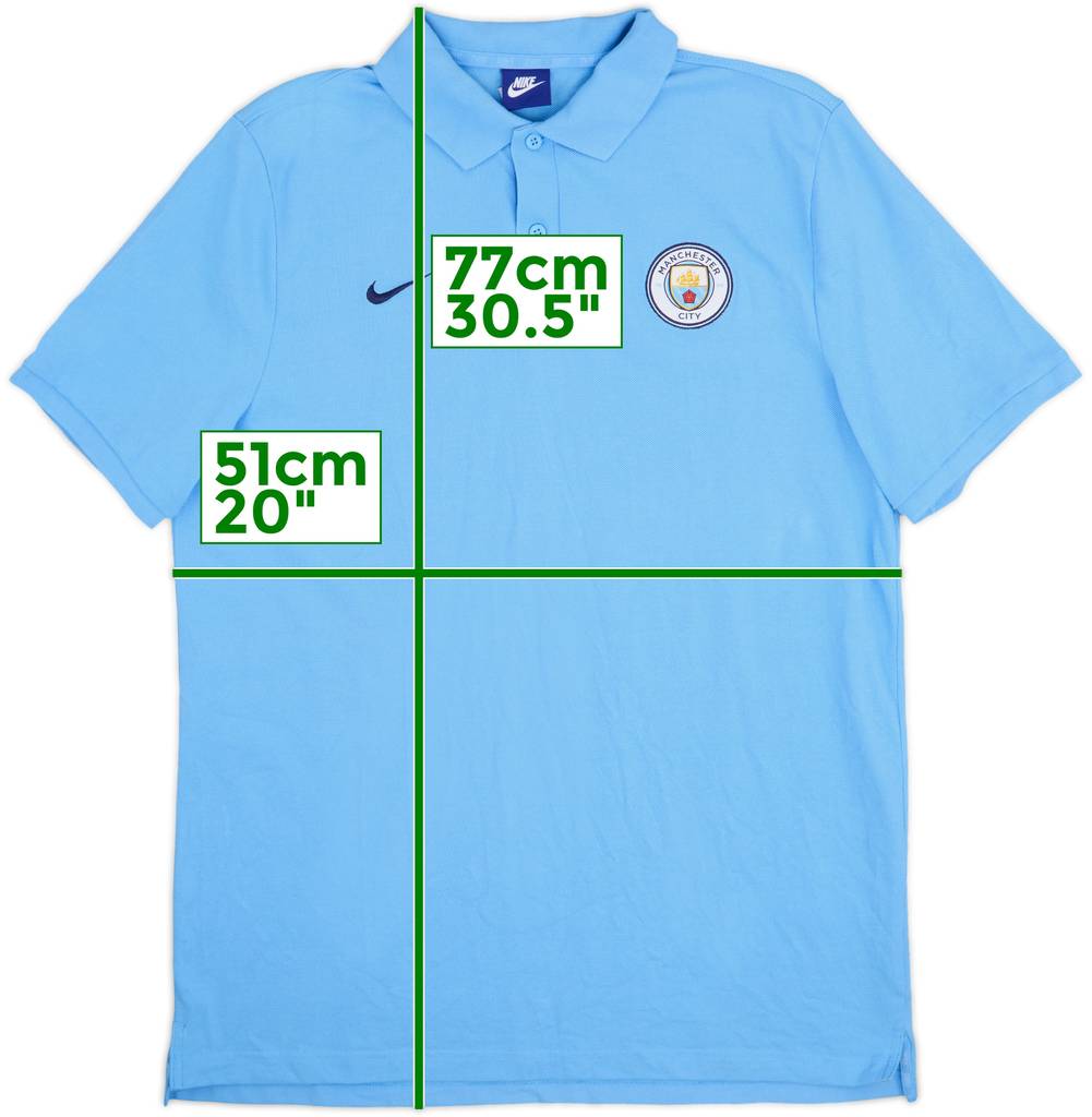 2017-18 Manchester City Nike Polo Shirt - 10/10 - (L)