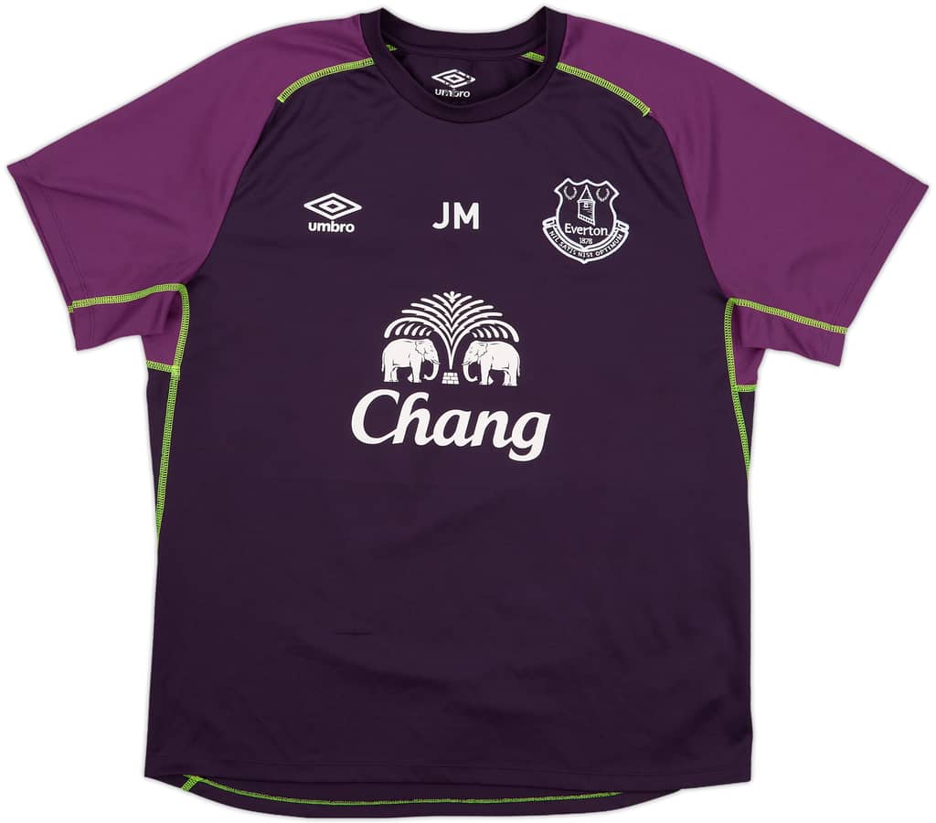2014-15 Everton Umbro Training Shirt 'JM' - 7/10 - (XL)