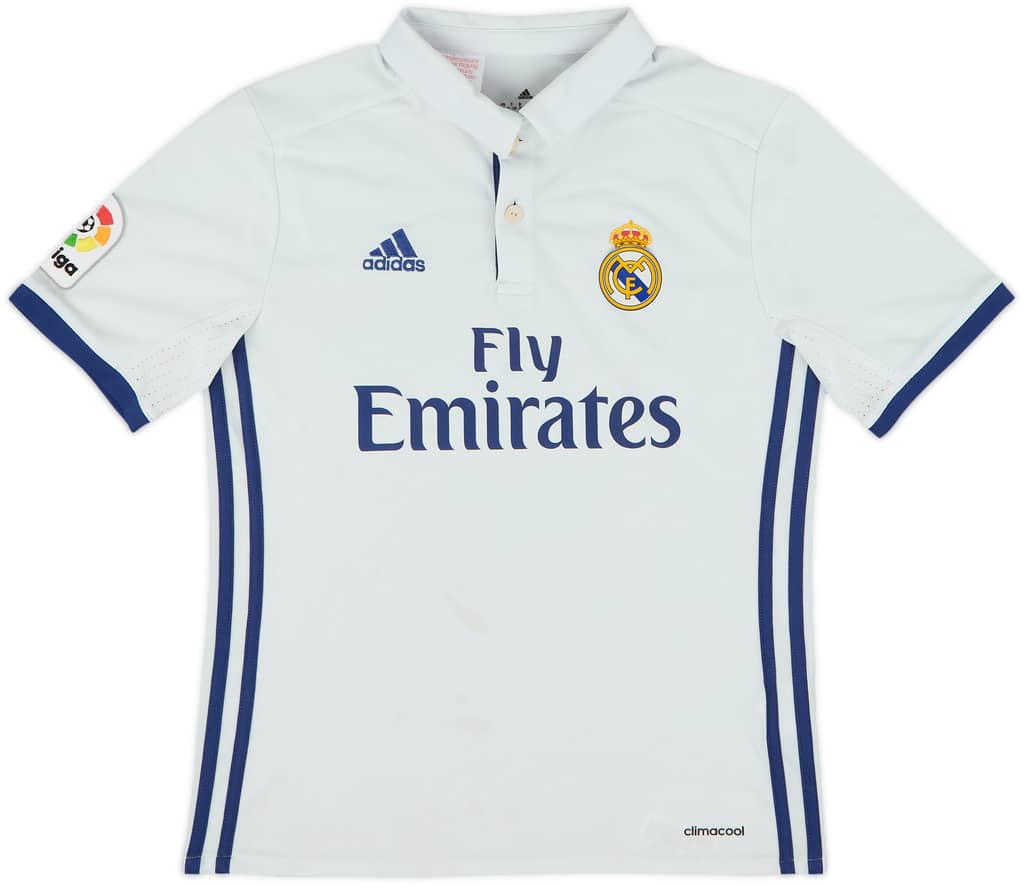 2016-17 Real Madrid Home Shirt - 7/10 - (M.Boys)