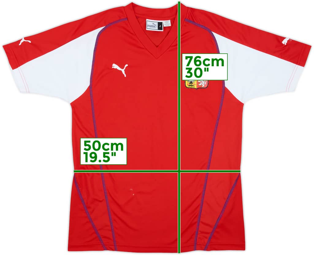 2003-04 Czech Republic Home Shirt - 7/10 - (L)