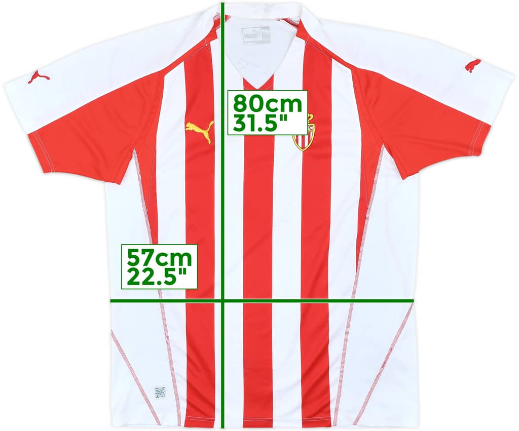 2005-06 Monaco European Home Shirt - 7/10 - (L)