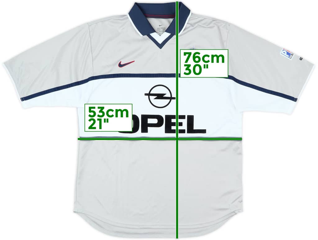 2000-01 Paris Saint-Germain Away Shirt - 4/10 - (M)