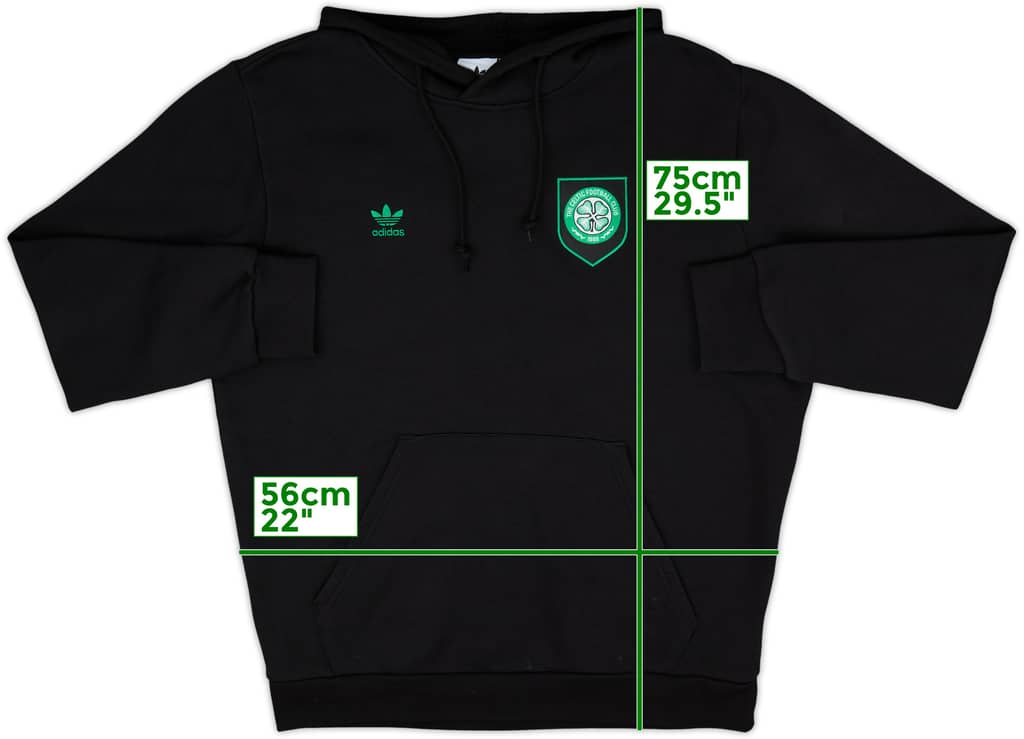 2022-23 Celtic adidas Hooded Top - 10/10 - (L)