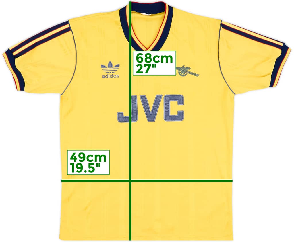 1986-88 Arsenal Away Shirt - 8/10 - (M)