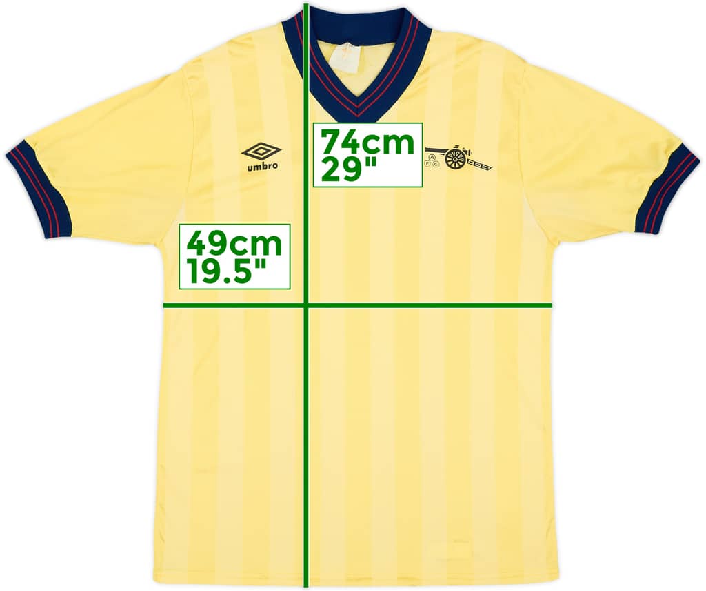 1983-86 Arsenal Away Shirt - 8/10 - (M)