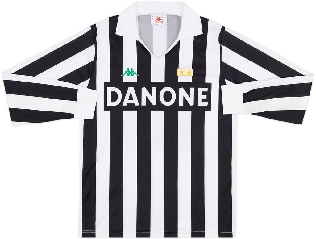 1992-94 Juventus Basic Home L/S Shirt - 6/10 - (M)