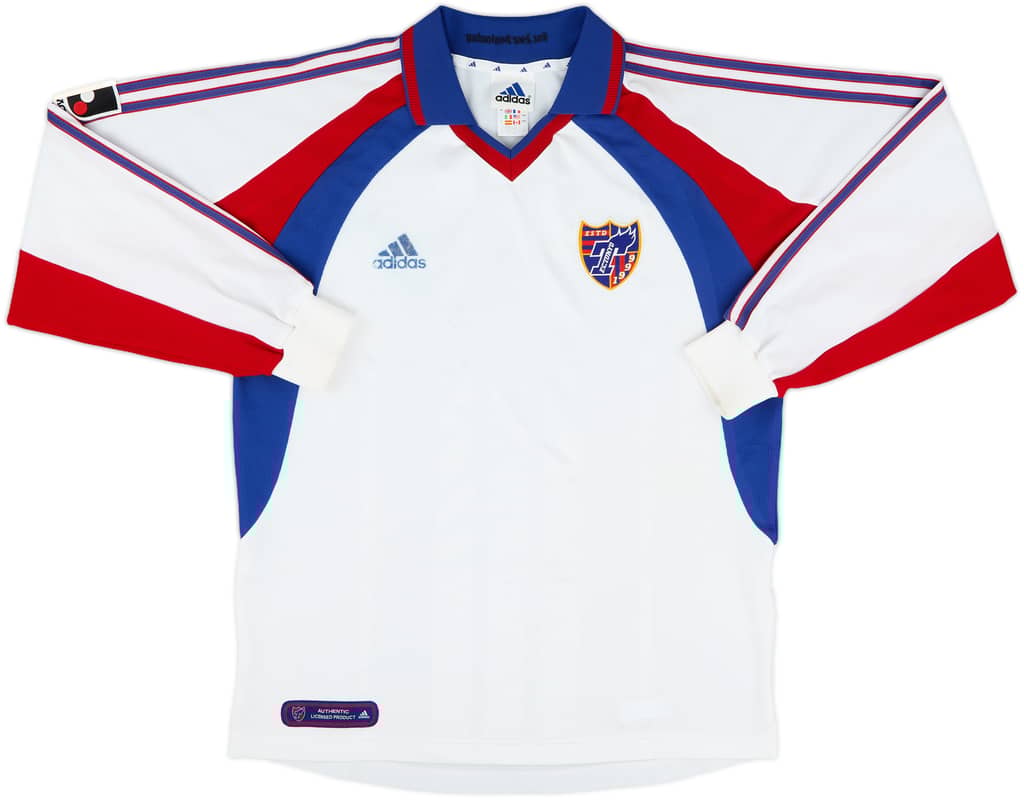 2001-02 FC Tokyo Away L/S Shirt - 6/10 - (L)