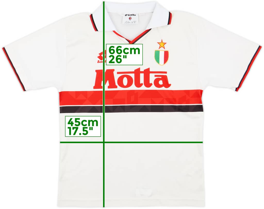 1993-94 AC Milan Away Shirt - 8/10 - (M)