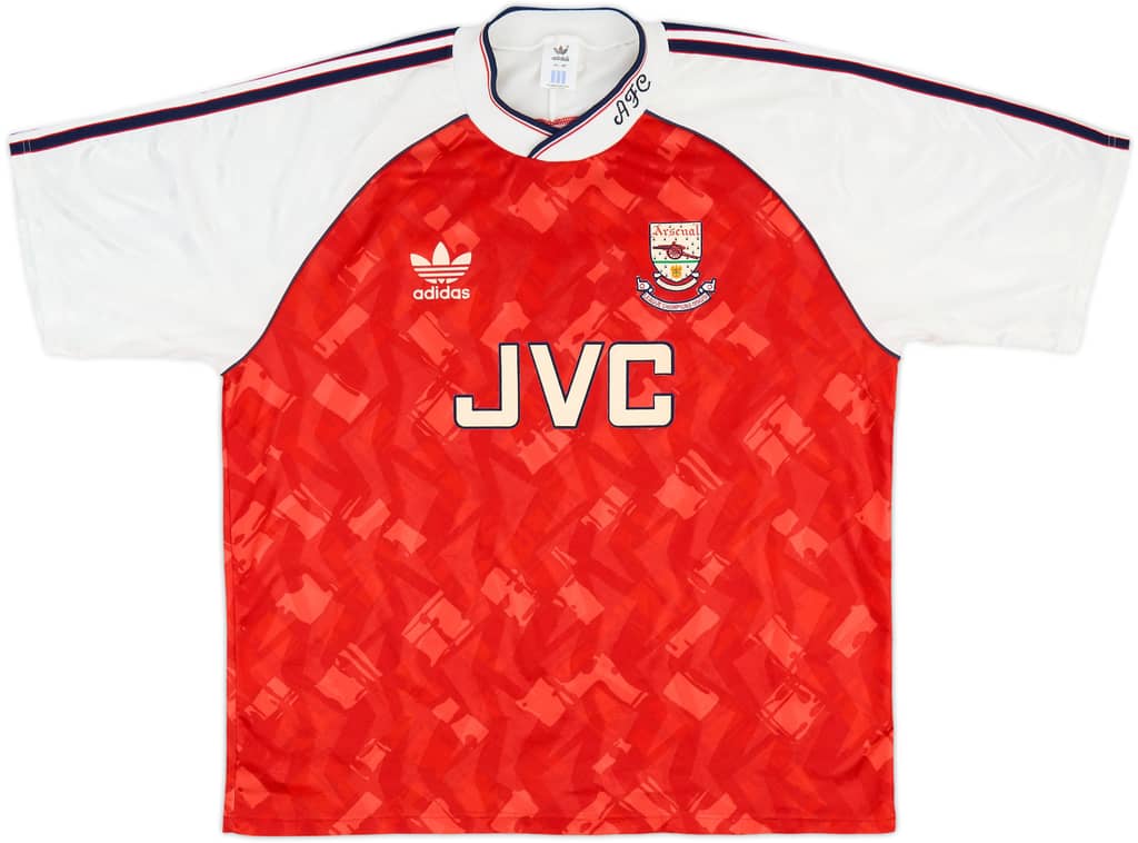 1990-92 Arsenal Home Shirt - 9/10 - (L/XL)