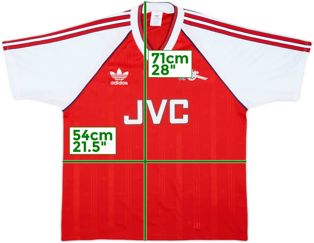 1988-90 Arsenal Home Shirt - 10/10 - (L)