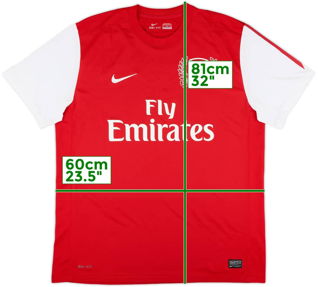2011-12 Arsenal Home Shirt - 5/10 - (XL)