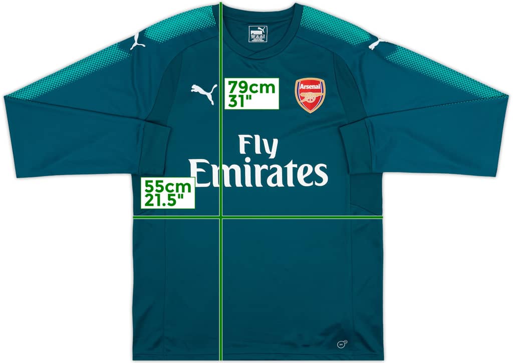 2017-18 Arsenal GK Shirt - 9/10 - (XL)
