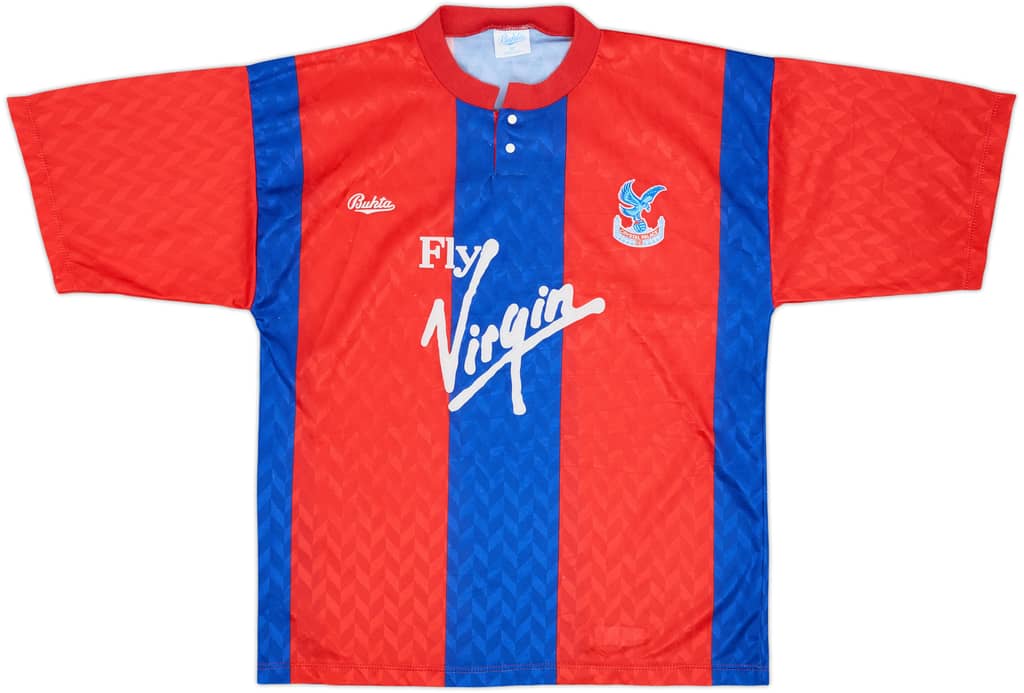 1991-92 Crystal Palace Home Shirt - 9/10 - (L)