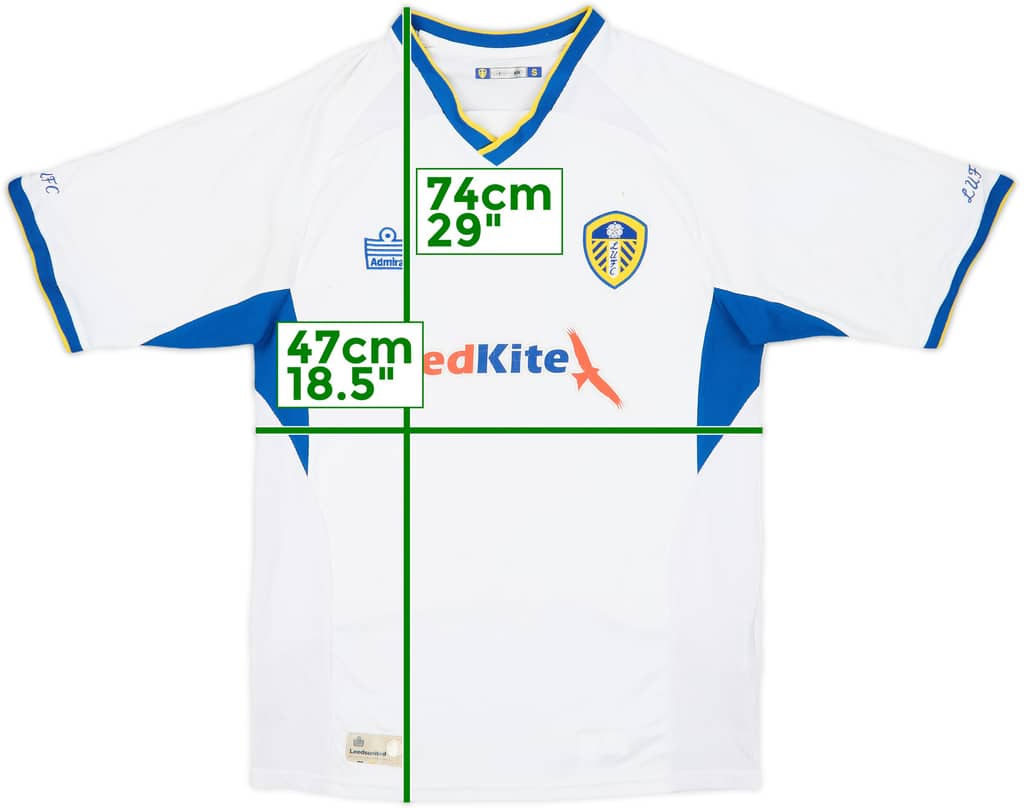 2007-08 Leeds United Home Shirt - 5/10 - (S)