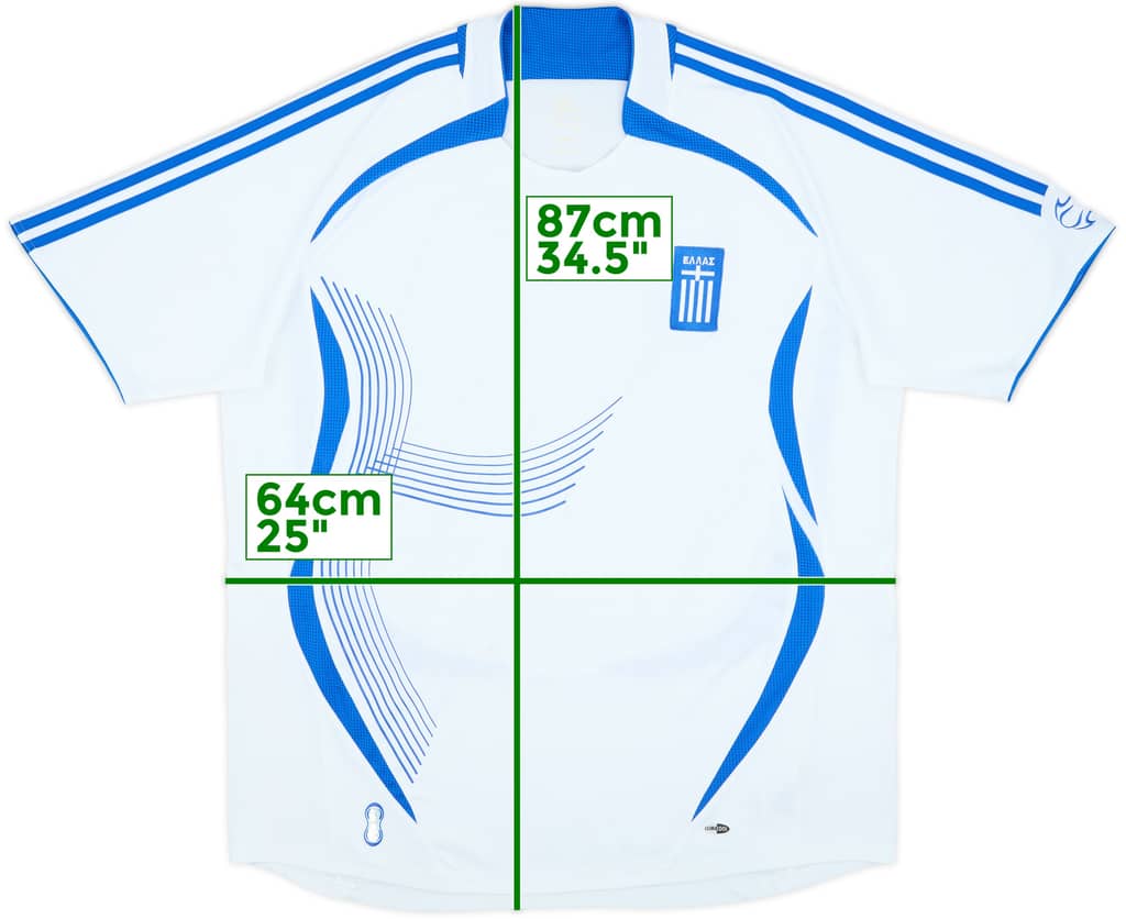 2006-08 Greece Away Shirt - 7/10 - (XXL)