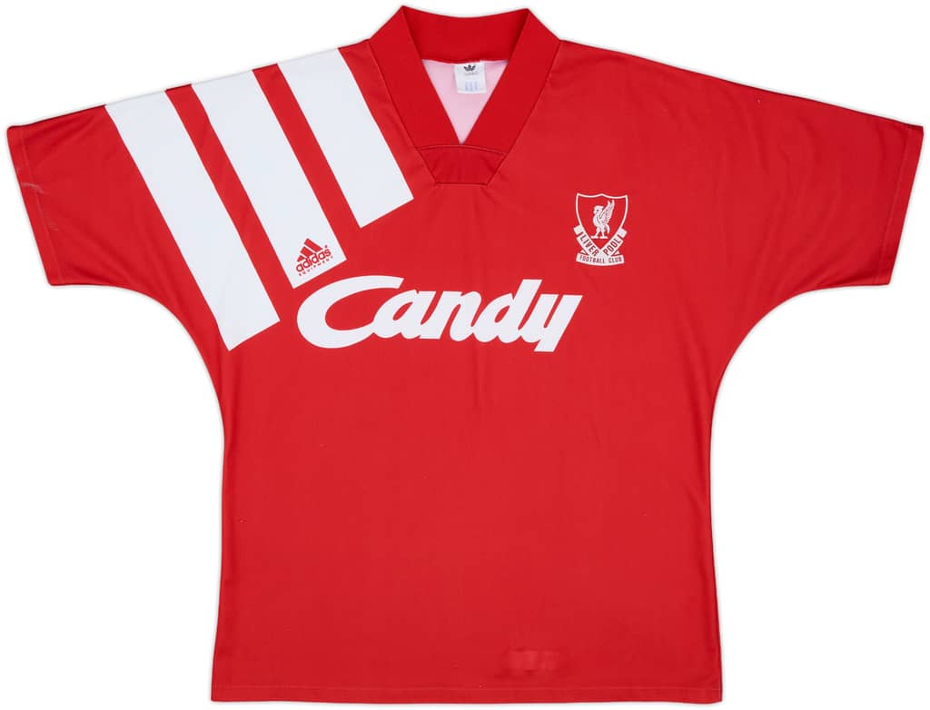 1991-92 Liverpool Home Shirt - 9/10 - (L)