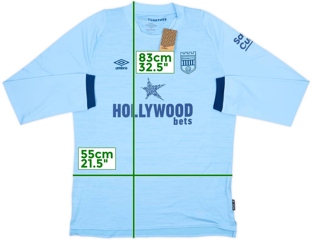 2022-24 Brentford Away L/S Shirt (XL)
