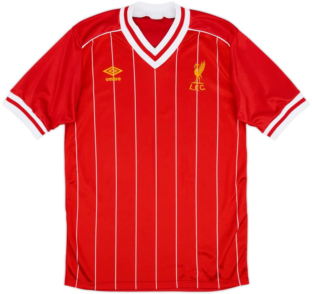 1982-85 Liverpool Home Shirt - 9/10 - (M)